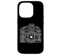 Carcasa para iPhone 14 Pro Fotógrafo Motivación Vive tu Vida Cámara Citas Hombres
