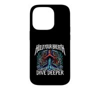 Carcasa para iPhone 14 Pro Freediver Scuba Hold Your Breath Dive Deeper