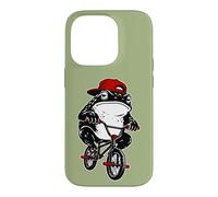 Carcasa para iPhone 14 Pro Freestyle BMX Bike, Ciclista Bicicleta Sapo-Rana BMX Bici