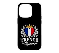 Carcasa para iPhone 14 Pro French Queen France Flag Proud French Woman
