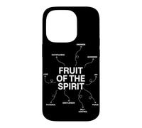 Carcasa para iPhone 14 Pro Fruto del Espíritu Fe Cristiana Escritura Religiosa
