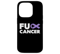 Carcasa para iPhone 14 Pro Fuck Cancer - Camiseta con Texto en alemán Fuck Esophageal Cancer Awareness