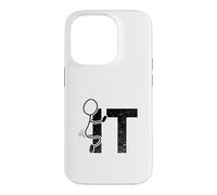 Carcasa para iPhone 14 Pro Fuck It Divertido Palillo Hombre Hump Adultos Humor Sarcástico