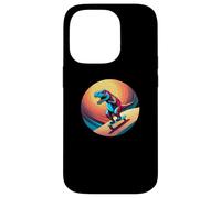 Carcasa para iPhone 14 Pro Fun Dinosaur Skateboarder Skater Design