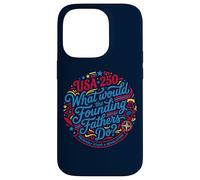 Carcasa para iPhone 14 Pro Fundadores Revolución USA 250 Patriot