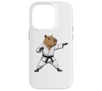 Carcasa para iPhone 14 Pro Funny Capybara Doing Karate Samurai Ninja Capybara