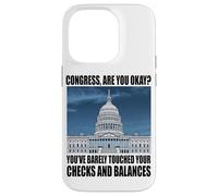Carcasa para iPhone 14 Pro Funny Congress US Capitol Politics Joke Washington DC Humor