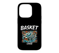 Carcasa para iPhone 14 Pro Funny Disc Golf Basket Case Retro Pop Art