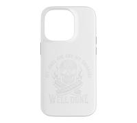 Carcasa para iPhone 14 Pro Funny Grilling Dad Salchichas Griller Humor Grunge Skull
