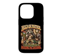 Carcasa para iPhone 14 Pro Funny Hold On Partner The Espresso Is Making Me Ansiious