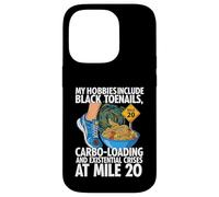 Carcasa para iPhone 14 Pro Funny Marathon Runner Carbo Loading Mile 20 Joke