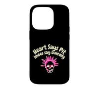 Carcasa para iPhone 14 Pro Funny Millennial Heart Says Pit Knees Say Balcony Meme