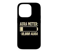Carcasa para iPhone 14 Pro Funny Negative Aura Points Farming Aura Meter Minus 10,000