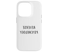 Carcasa para iPhone 14 Pro Funny Psychology - Psicología inversa Psicólogo Estudiante