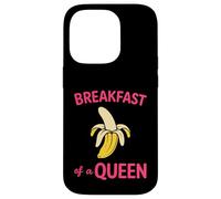 Carcasa para iPhone 14 Pro Funny Queen Girl Adult Sport Quote Breakfast of Champions