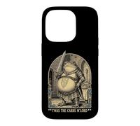 Carcasa para iPhone 14 Pro Funny T'was The Carbs M Lord Medieval Knight Fat Frog