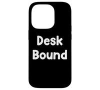 Carcasa para iPhone 14 Pro Funny Work Humor Design |Desk Bound Daily Grind Edition