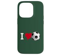 Carcasa para iPhone 14 Pro fútbol yo Juego Amor Deportes Pelota césped Puerta Copa Mundial