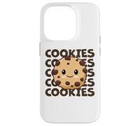 Carcasa para iPhone 14 Pro Galletas Lindas y adorables Galletas con chispas de Chocolate Kawaii