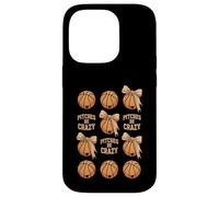 Carcasa para iPhone 14 Pro Game Day Baseball Fan Pitches be Crazy para Mujer