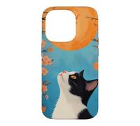 Carcasa para iPhone 14 Pro Gato Japonés Mirando Al Sol