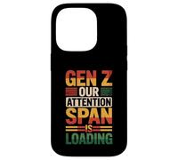 Carcasa para iPhone 14 Pro Gen Z Our Attention Span Is Loading Edad Juventud -