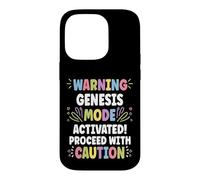 Carcasa para iPhone 14 Pro Genesis Personalized Name Funny Cute Custom Genesis Name