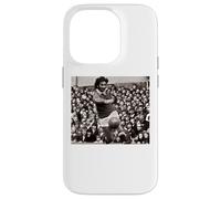 Carcasa para iPhone 14 Pro George Best On The Ball Man Utd Copa Mundial de Fútbol 1971