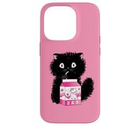 Carcasa para iPhone 14 Pro Girls Cute Cat Strawberry Milk Kawaii Cow and Kitten