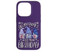 Carcasa para iPhone 14 Pro GNOME Birthday For Women Did You GNOME It`s My Birthday
