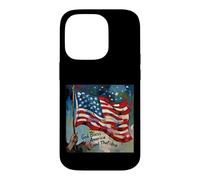 Carcasa para iPhone 14 Pro God Bless America Land That I Love US Flag Pintura artística