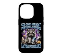 Carcasa para iPhone 14 Pro God Gives His Most Powerful Soldiers Lactose Intolerance