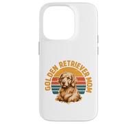 Carcasa para iPhone 14 Pro Golden Retriever MOM, Bonito diseño para Mujeres, Linda mamá de Perro
