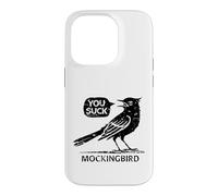Carcasa para iPhone 14 Pro Gráfico de desaprobación de pájaro sarcástico expresando