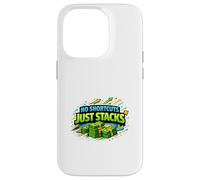 Carcasa para iPhone 14 Pro Gráfico de mentalidad sin atajos, Solo Pilas, Hustle Money