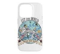 Carcasa para iPhone 14 Pro Gráfico Floral de Dinosaurio Hear You Roar Empowerment