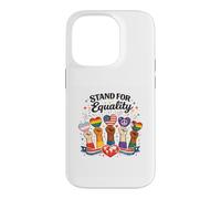 Carcasa para iPhone 14 Pro Gráfico Inspirador Stand For Equality Diversity Unity