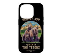 Carcasa para iPhone 14 Pro Grizzly 399 Bear Lovers Reina del Parque Nacional Tetons