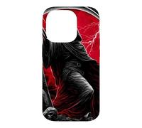Carcasa para iPhone 14 Pro Guadaña de la Parca Ángeles caídos Arte de Terror gótico Oscuro