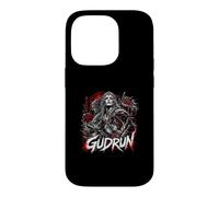 Carcasa para iPhone 14 Pro Gudrun Viking Shieldmaiden Saga de mitología nórdica