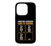 Carcasa para iPhone 14 Pro Guía de Entrenamiento Schnauzer Miniatura - Schnauzer Dog Mom