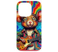 Carcasa para iPhone 14 Pro Guitarrista Far out Mouse 60s