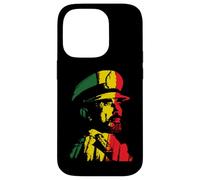 Carcasa para iPhone 14 Pro Haile Selassie Art Etiopía Reggae Rasta