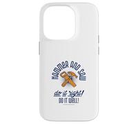 Carcasa para iPhone 14 Pro Hammer & Saw Do It Right Do It Well (Funny Handyman Diching)
