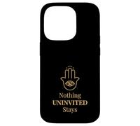 Carcasa para iPhone 14 Pro Hamsa Hand Evil Eye Protección Símbolo Equilibrio Espiritual