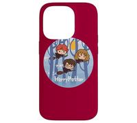 Carcasa para iPhone 14 Pro Harry Potter Chibi Trio Flying On Broomsticks