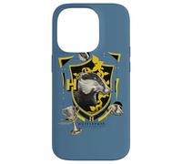Carcasa para iPhone 14 Pro Harry Potter Hufflepuff Magicial Mischief Level Up Crest