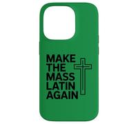Carcasa para iPhone 14 Pro Haz de Nuevo la Cruz católica Tradicional en latín