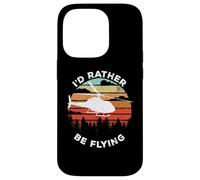 Carcasa para iPhone 14 Pro Helicopter Funny Pilot Gift I'D Rather Be Flying Retro