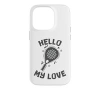 Carcasa para iPhone 14 Pro Hello My Love Padel Tenis